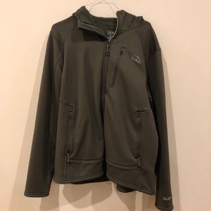 Green L.L. Bean Zip-up Hoodie